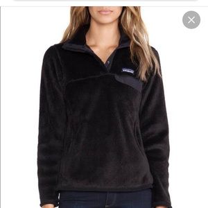 Patagonia Black Fleece Snap Pullover